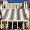 Front doors of Jones Physical Science Center