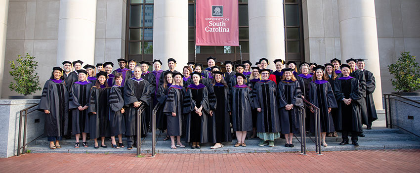 Group Picture of Faculty at Commencement