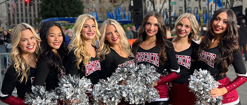 Carolina coquettes in uniform
