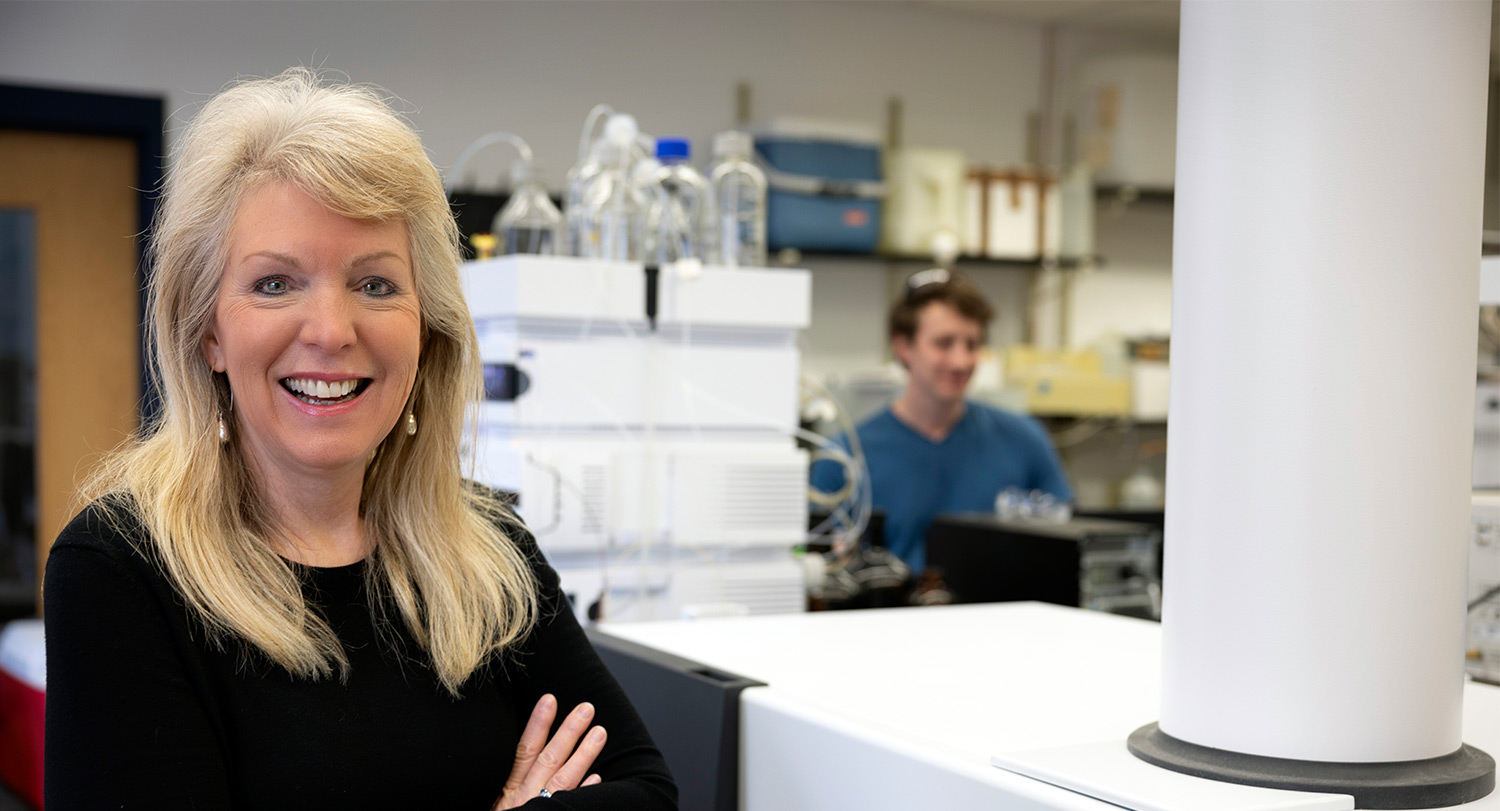 Susan Richardson in her lab