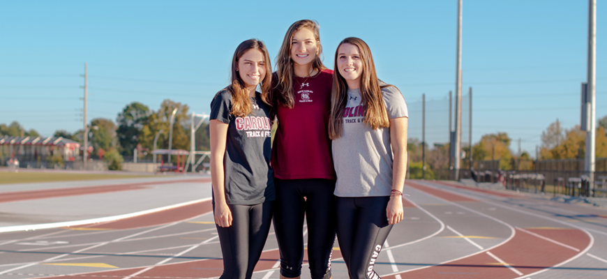 Sarah Riser, Pressley Perry and Rachel Hensler