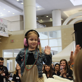 Miracle Kid Ellington Hewitt at Dance Marathon 2018