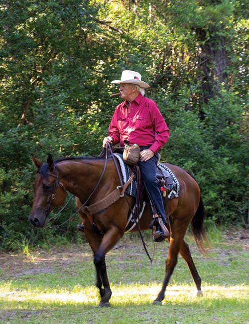 Joe Rice on his Western pleasure horse, Rudy