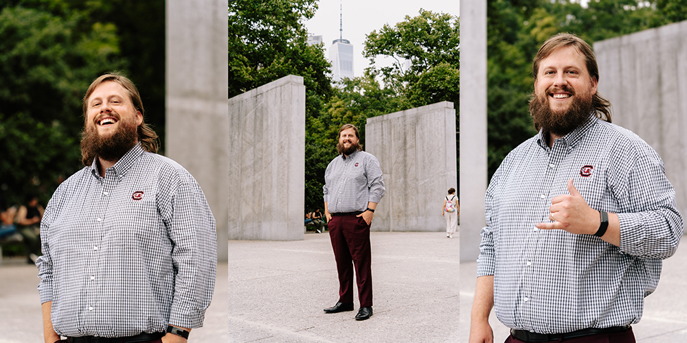 Dylan Knight at the Battery in New York City.